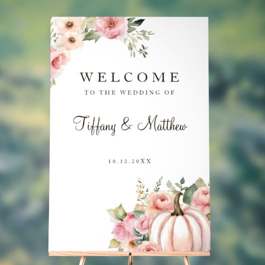 Accueil du Mariage de automne Blush (Neutre)