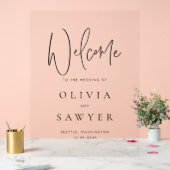 Accueil du Mariage de script d'écriture manuscrite (Mariage)