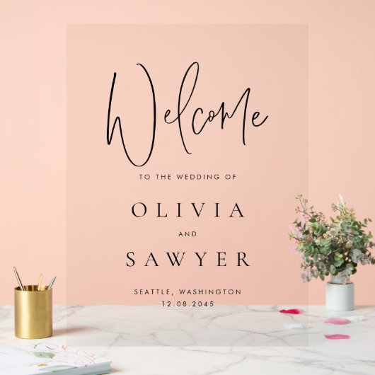 Accueil du Mariage de script d'écriture manuscrite (Mariage)