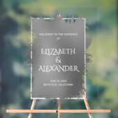 Accueil du Mariage de splash argenté chic (Neutre)