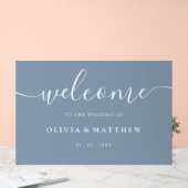 Accueil du Mariage Dusty Blue (Mariage)