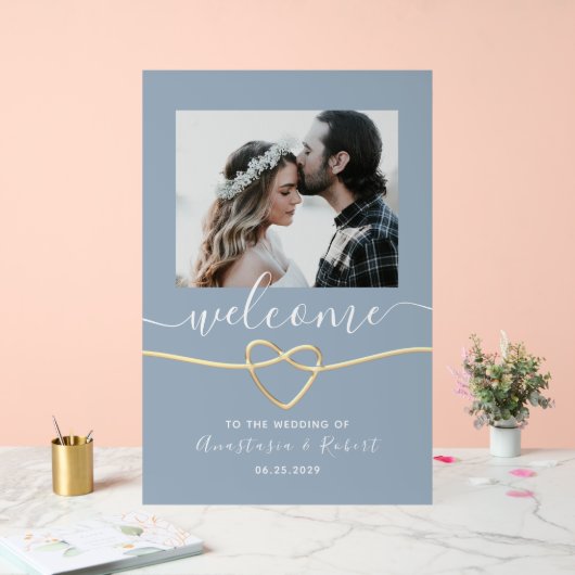 Accueil du Mariage Dusty Blue (Mariage)