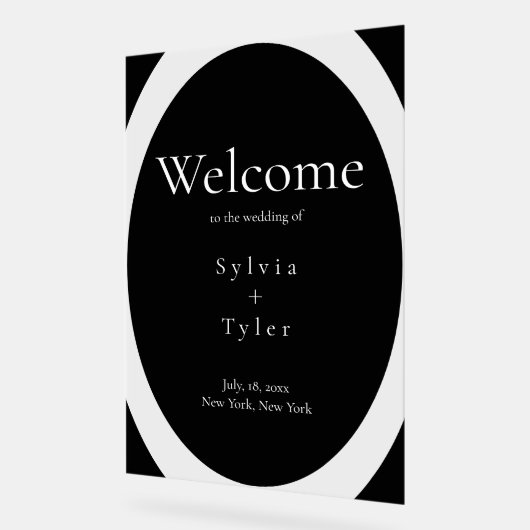 Accueil du Mariage minimaliste géométrique (Angle)