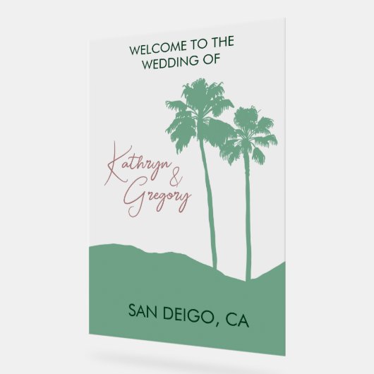 Accueil du Mariage Palm Tree (Angle)