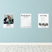 Accueil du mariage - Tableau de sièges - Ordre des (Parquet)