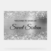 Accueil du Sweet sixteen à huile d'argent glacé (Recto)