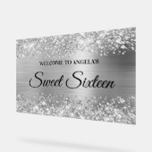 Accueil du Sweet sixteen à huile d'argent glacé (Angle)