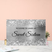 Accueil du Sweet sixteen à huile d'argent glacé (Mariage)