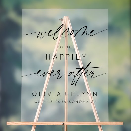 Accueil Élégant À Notre Joyeux Joyeux Jamais Après (Neutre)