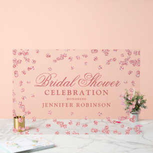 Accueil élégant de rose gold pailleté pour une soi