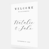 Accueil élégant minimaliste Mariage (Angle)