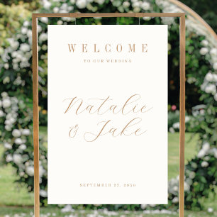 Accueil élégant minimaliste Mariage