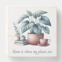 Accueil est où sont mes plantes en bois Signal