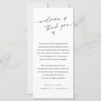 Accueil et Carte de remerciements personnalisés mi