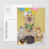 Accueil et invitation personnalisés pour l'anniver (Devant / Derrière)