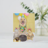 Accueil et invitation personnalisés pour l'anniver (Debout devant)