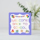 Accueil Étudiants Retour à l'école Carte (Debout devant)