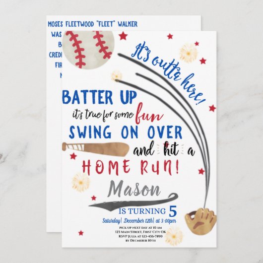 Accueil Exécuter une autre carte d'invitation d'an (Devant / Derrière)