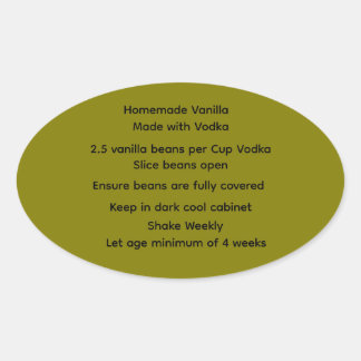 Accueil Fabriqué Vanilla Vodka Recette étiquettes