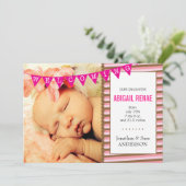 Accueil Faire-part de naissance photo de la petite (Debout devant)