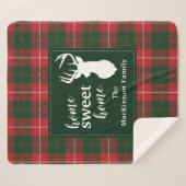 Accueil Famille Douce Noël Tartan MacKinnon Plaid (Devant (Horizontal))
