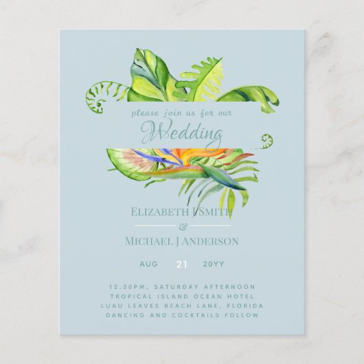 Accueil Feuille Tropical le moins cher Mariage Lua (Devant)