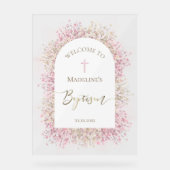 Accueil floral du baptême (Recto)