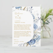 Accueil floral et merci table d'invités de mariage (Debout devant)