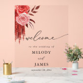 Accueil Floral Rouge (Mariage)