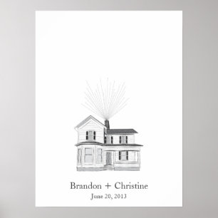 Accueil flottant Empreintes digitales Livre d'or