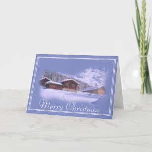 Accueil hiver Joyeux Noël Carte de voeux