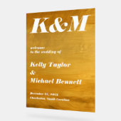 Accueil hivernal Gold Foil (Angle)