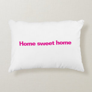 Accueil home sweet home Coussin d'accent