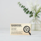 Accueil Inspection Gold Carte de visite noir (Debout devant)