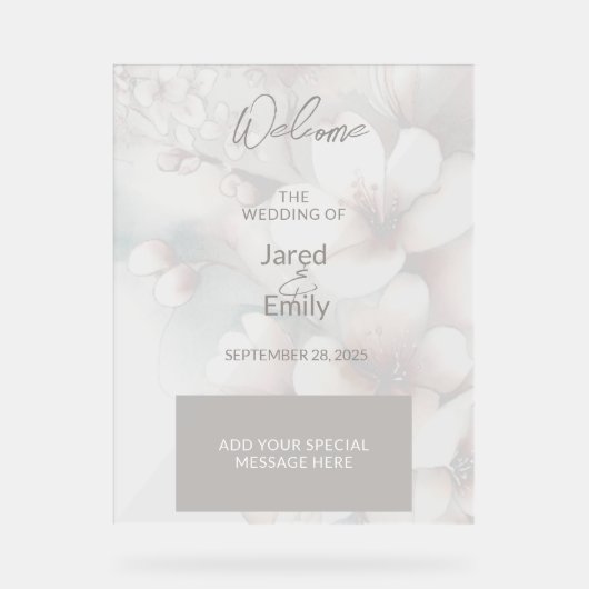 Accueil mariage (Recto)