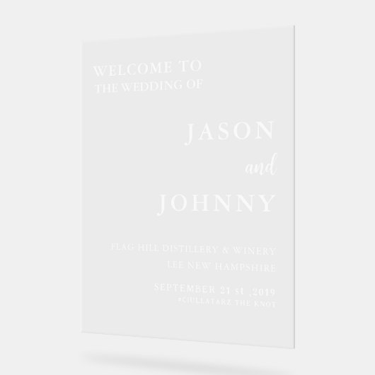 Accueil mariage (Angle)