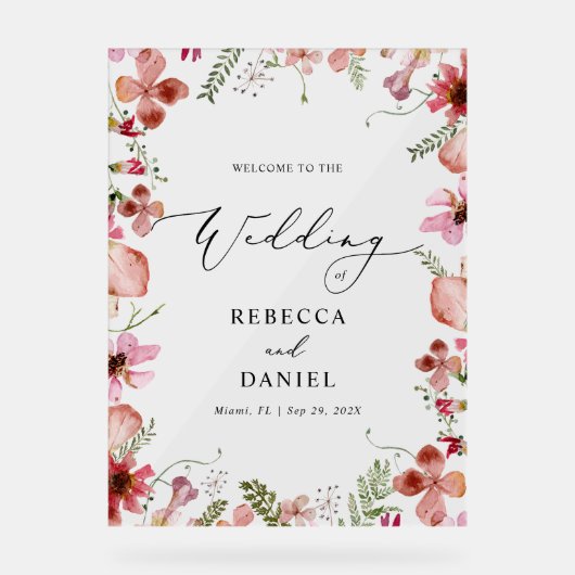 Accueil Mariage de calligraphie moderne (Recto)