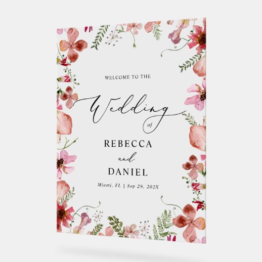 Accueil Mariage de calligraphie moderne (Angle)