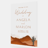 Accueil Mariage de la montagne Boho Desert Modern (Angle)