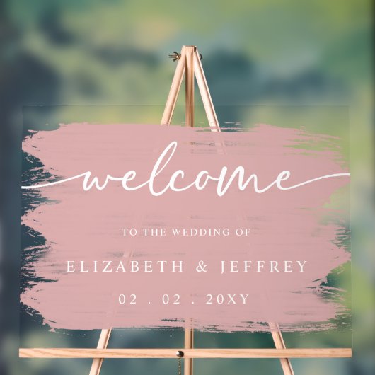 Accueil Mariage de pinceaux modernes (Neutre)