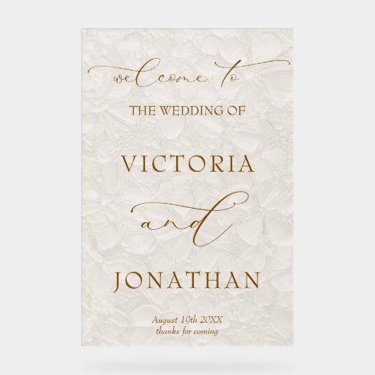 Accueil Mariage ivoire simple (Recto)