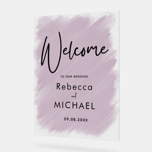 Accueil mariage laiteux moderne (Angle)