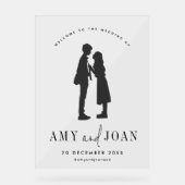 Accueil Mariage mini Couple Cute (Recto)