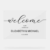 Accueil Mariage minimaliste (Recto)