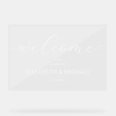 Accueil Mariage minimaliste (Recto)