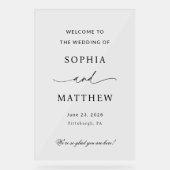 Accueil Mariage minimaliste (Recto)