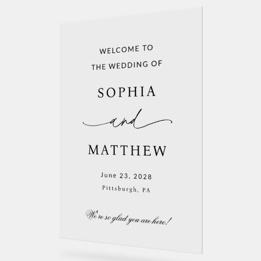 Accueil Mariage minimaliste (Angle)