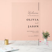 Accueil Mariage minimaliste moderne (Mariage)