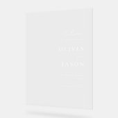 Accueil Mariage minimaliste moderne (Angle)