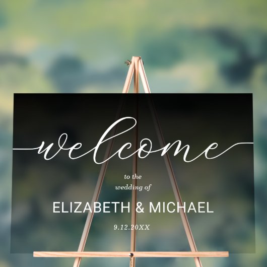 Accueil Mariage moderne Noir transparent (Neutre)